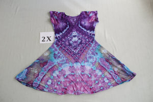 2X Twisted Front Dress