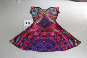 3X Twisted Front Dress
