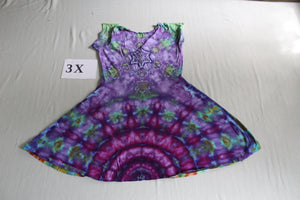 3X Twisted Front Dress