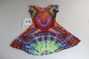3X Twisted Front Dress