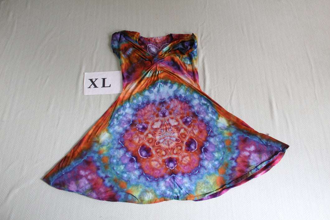 XL Twisted Front Dress