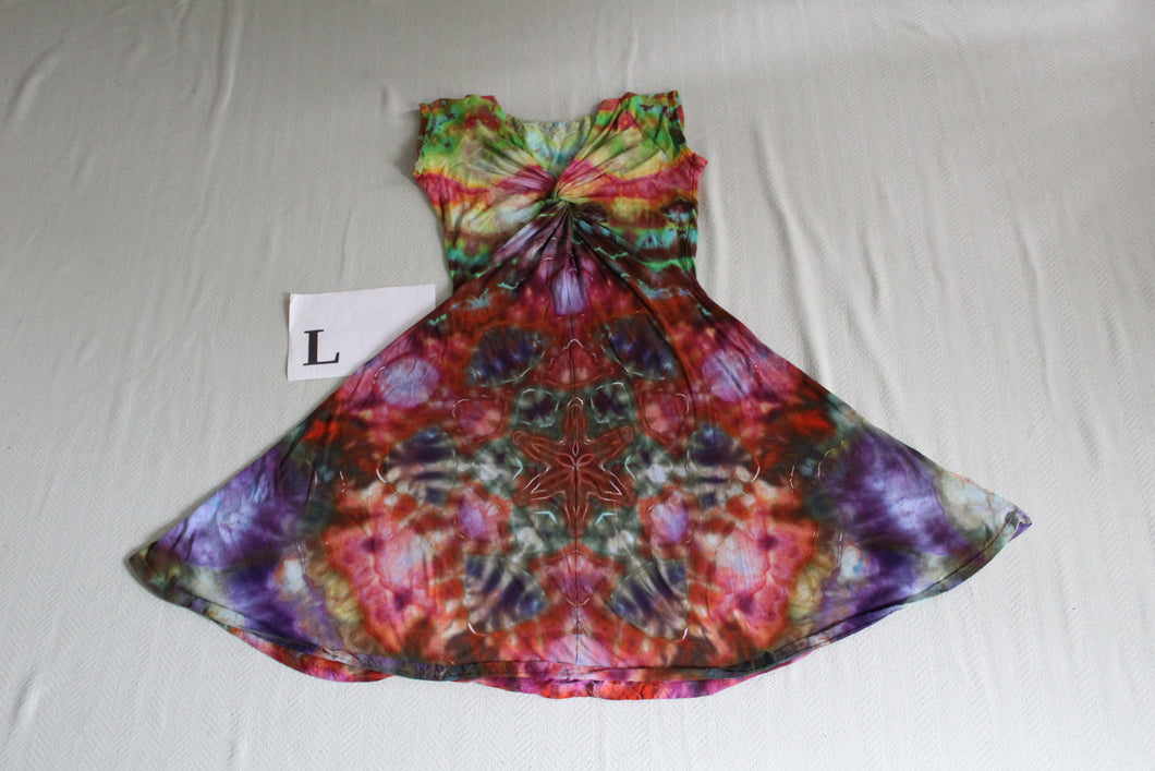 Large Twisted Front Dress