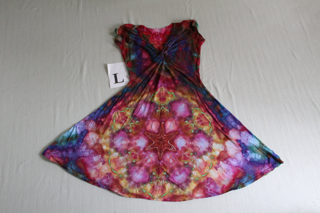 Large Twisted Front Dress
