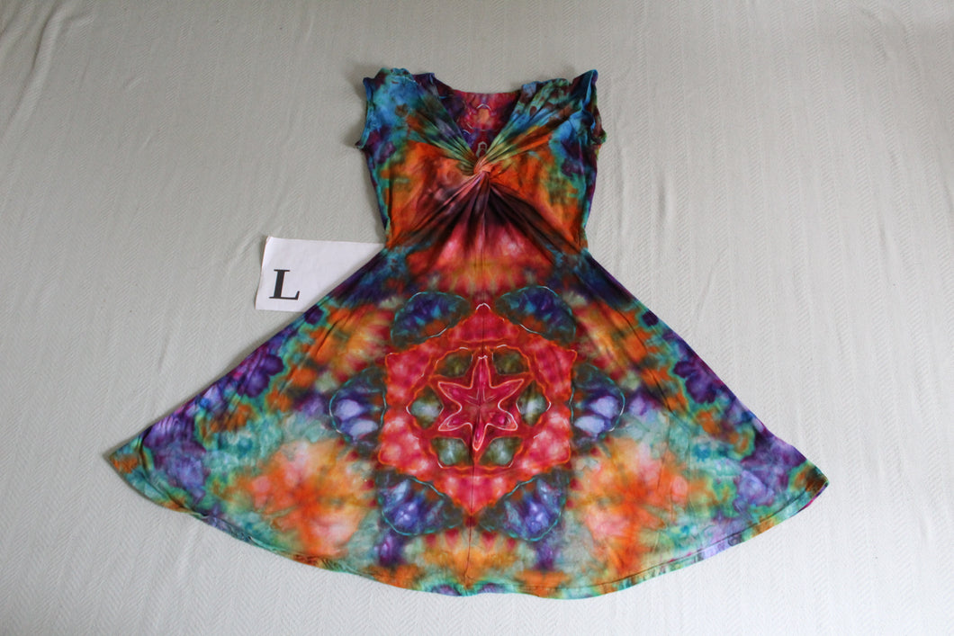 Large Twisted Front Dress