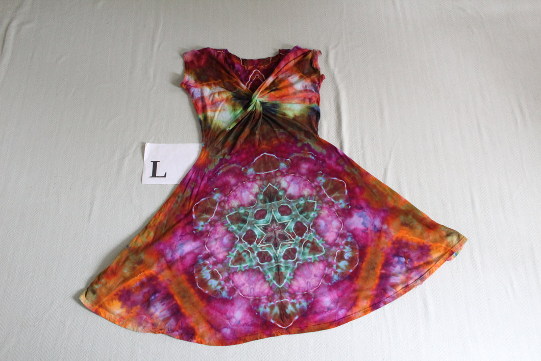 Large Twisted Front Dress