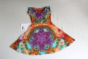 Large Twisted Front Dress