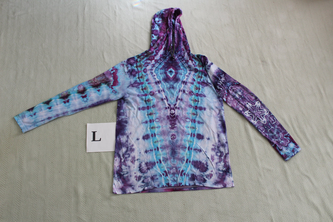 Large Long Sleeve Hooded Shirt